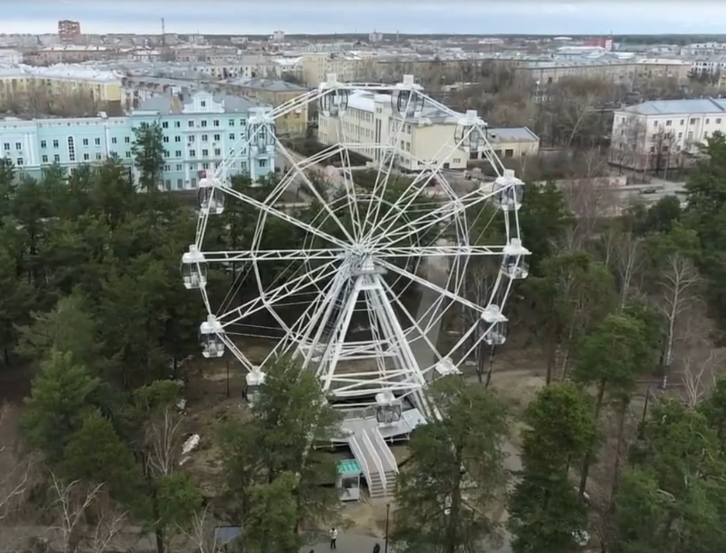 В Центральном парке культуры и отдыха начались испытания «Колеса обозрения»  - Администрация города Дзержинска